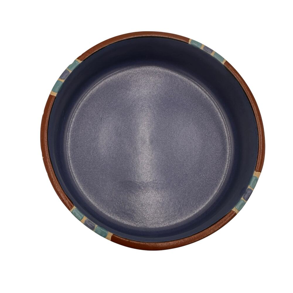 Dansk Blue Mesa Vintage Southwestern 6" Stoneware Soup Cereal Bowl